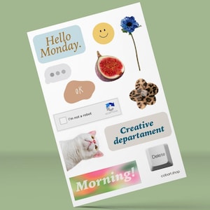 Autocollants personnalisés ! Cadeau pour le meilleur ami pour remplir le bas de Noël ! Cadeaux pour hommes - Pack d'autocollants en feuilles