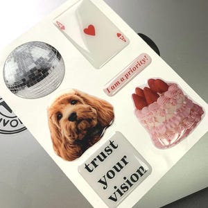 Adesivi 3d Regalo per la fidanzata Affermazione Adesivi per pialle per computer portatile Adesivi in vinile Adesivi estetici episodici