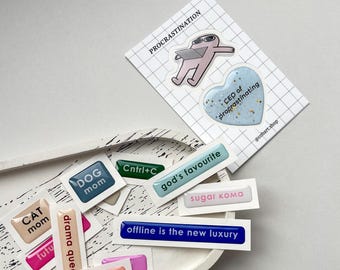 3Dふわふわステッカー：ノートパソコン、携帯電話、Kindle用おもしろエポキシデカール