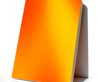 A5 Dot Grid Notebook: 2025 Dream Journal, Orange Gradient