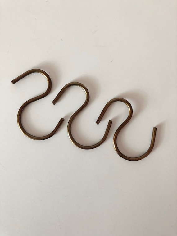 Copper Coloured S Hook/macrame Supplies/copper Hooks/metal Craft Hooks/bulk  Macrame Supplies/large S Hooks/ Bulk S Hooks 