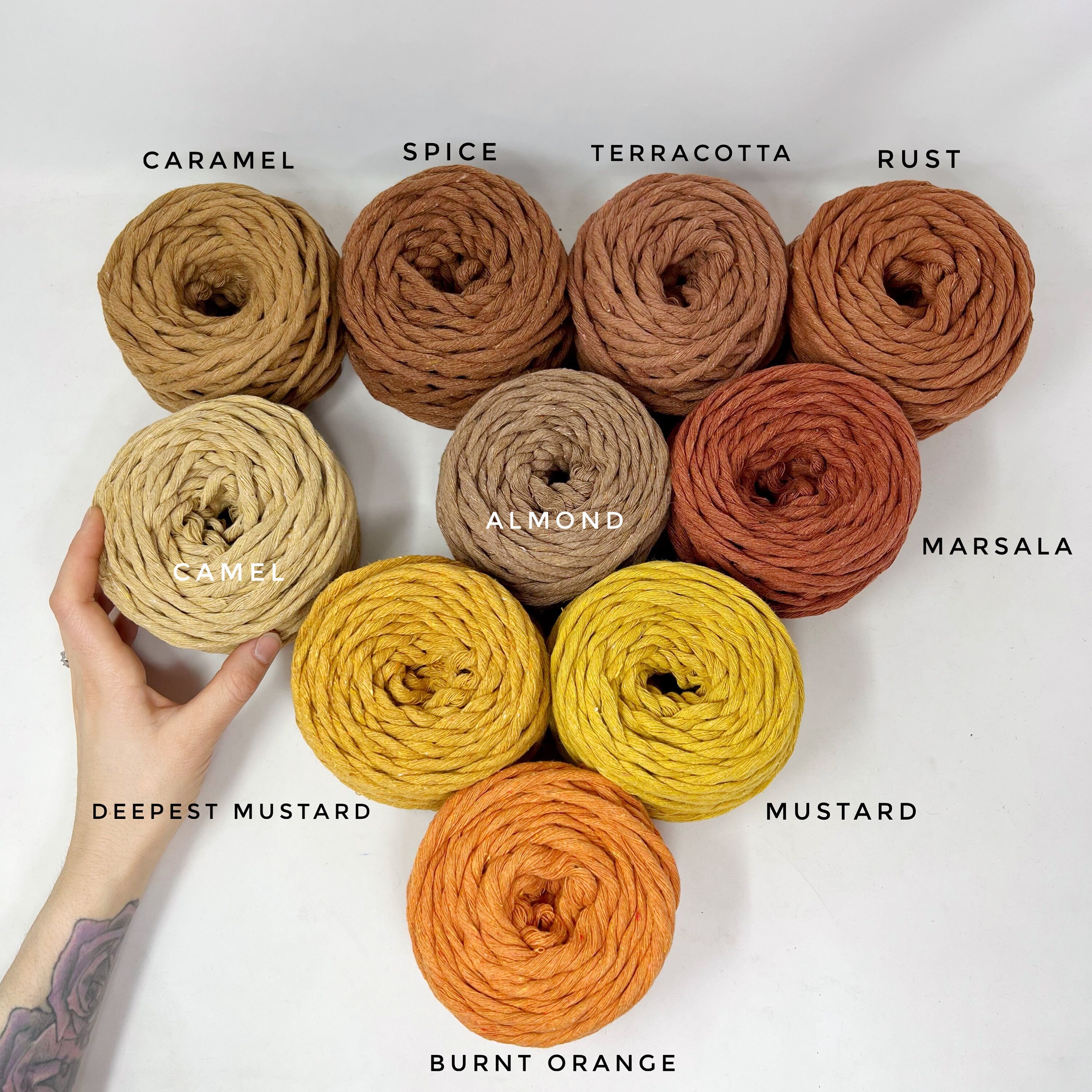 5mm Macrame String/4-pack or 6-pack / Chunky Rope/cotton | Etsy Canada