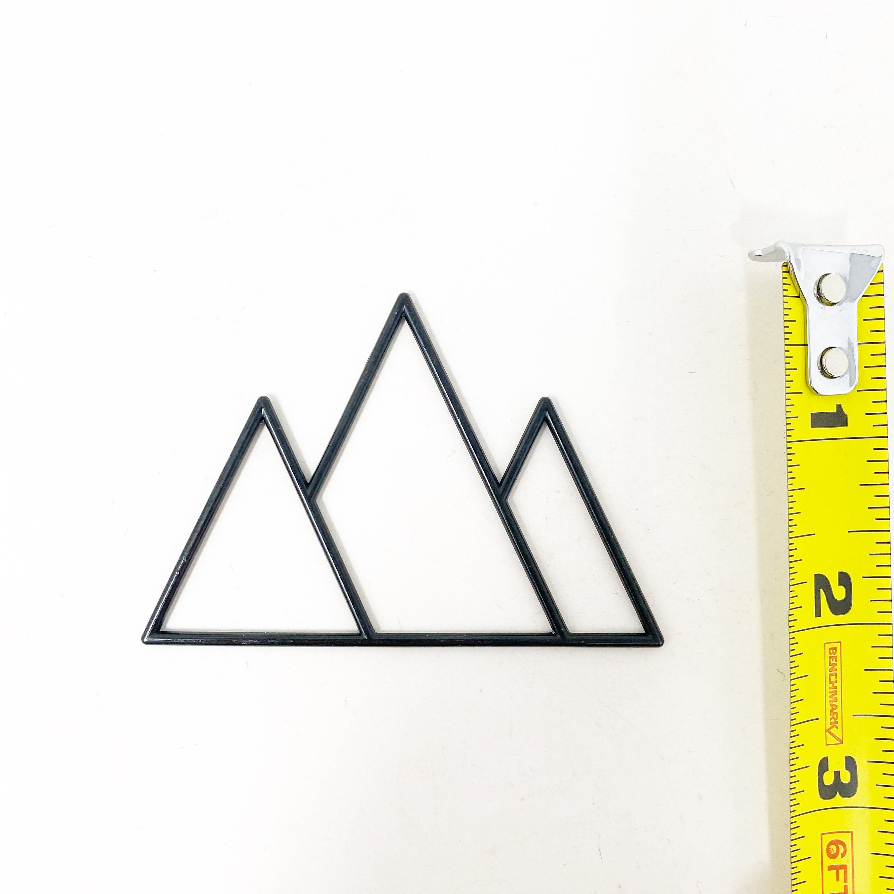 Tiny Mountain Frames / Mountain Range Ornament / Mini Mountain Etsy