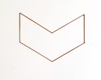 Chevron Metal Frame: Vintage Inspired DIY Weaving Loom