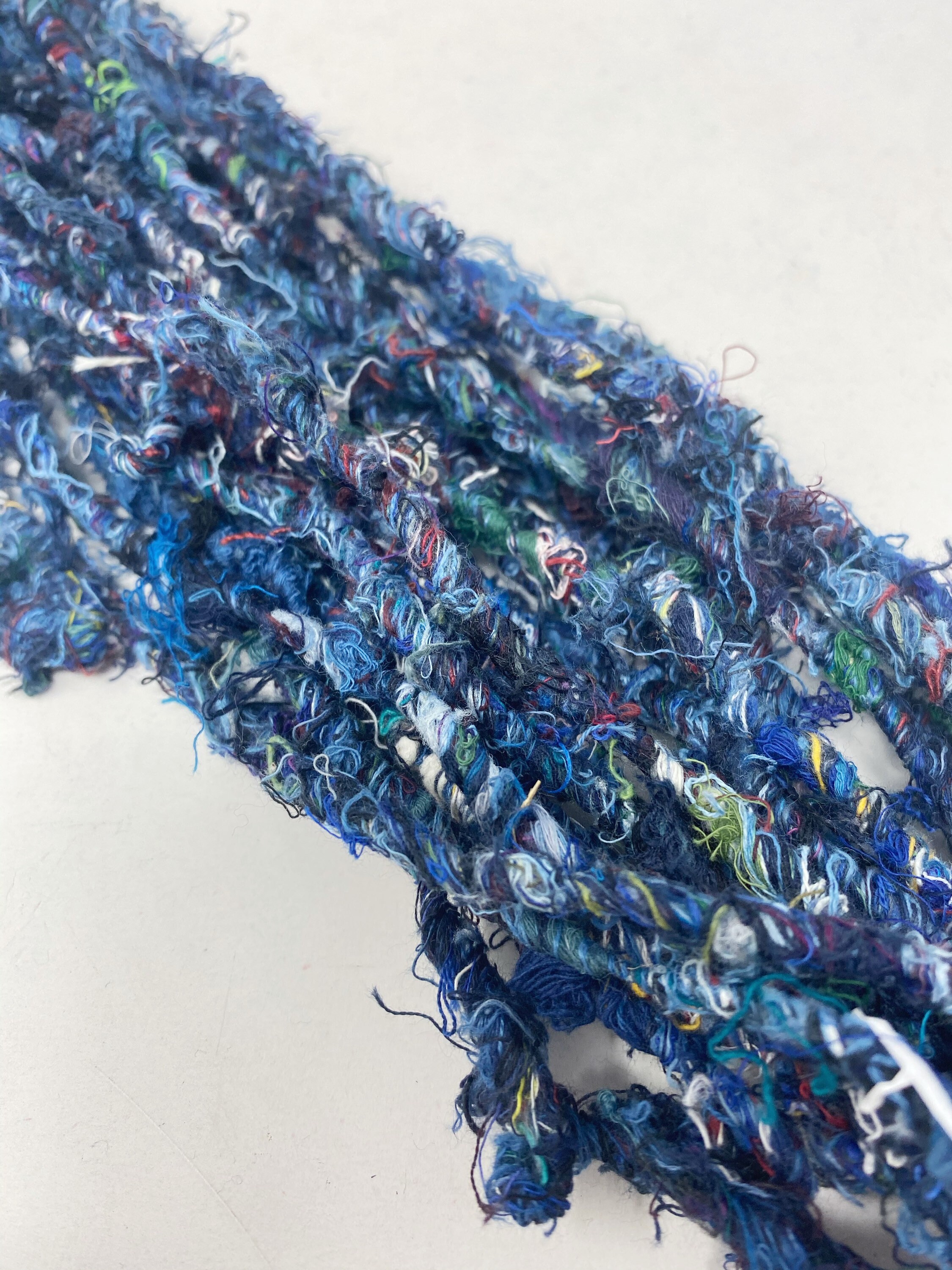 Recycled Denim Yarn/ Recycled Denim Ribbon/ Corespun Denim Etsy