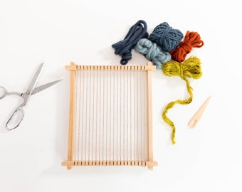 Adjustable Wooden Loom / Small Loom / Medium Loom / Large Loom / XL Loom / Weaving Supplies / Cedar Wooden Standing Loom