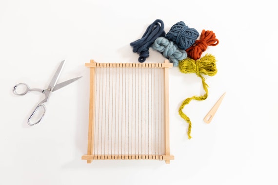 Adjustable Cedar Wooden Loom: Weaving Starter Loom