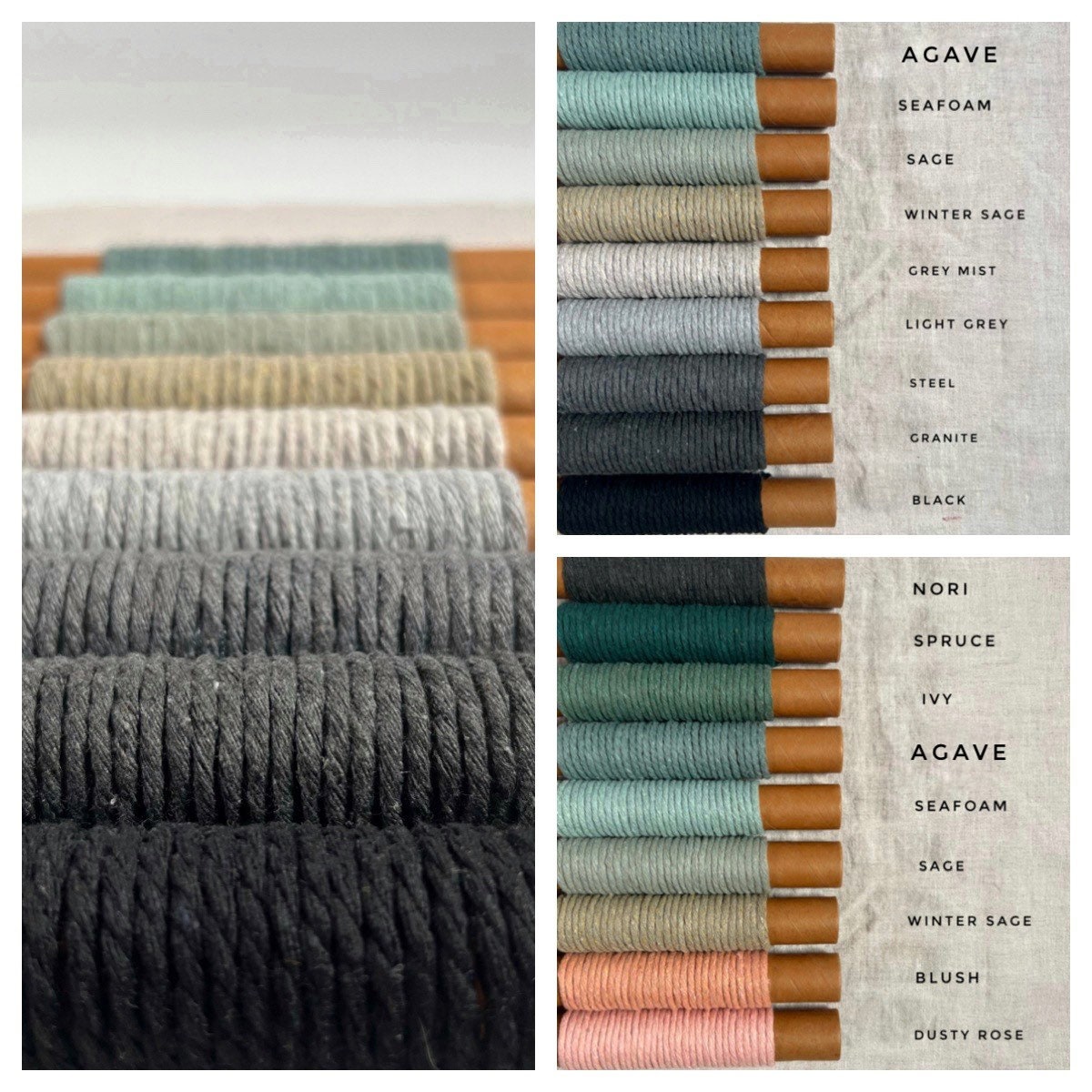 5mm Macrame String/4-pack or 6-pack / Chunky Rope/cotton - Etsy Canada