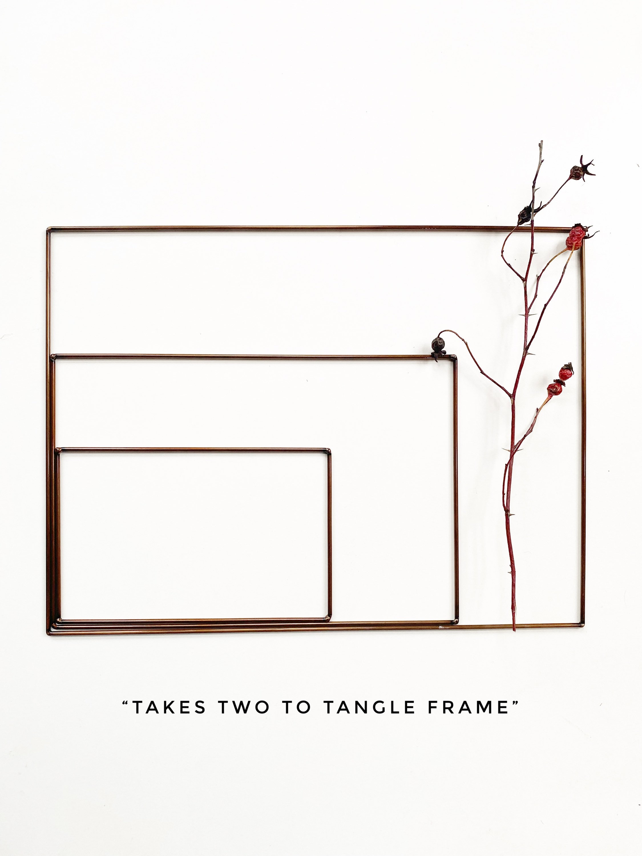 Rectangle Frame / Geometric Metal Shape / Rectangle Loom / DIY - Etsy