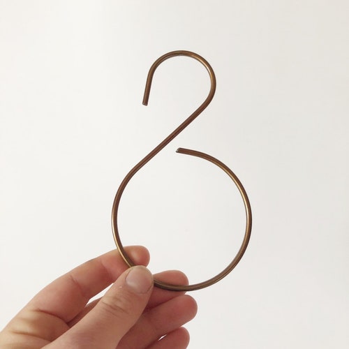 Copper Coloured S Hook/macrame Supplies/copper Hooks/metal Etsy