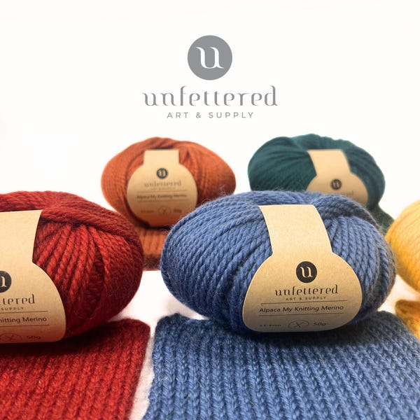 Alpaca Merino Light Worsted Yarn for Knitting & Crochet, Soft Beginner Friendly Fibre