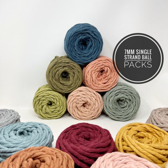 3mm String 23 Colours 100% RECYCLED Macrame String/1000 Ft/cotton