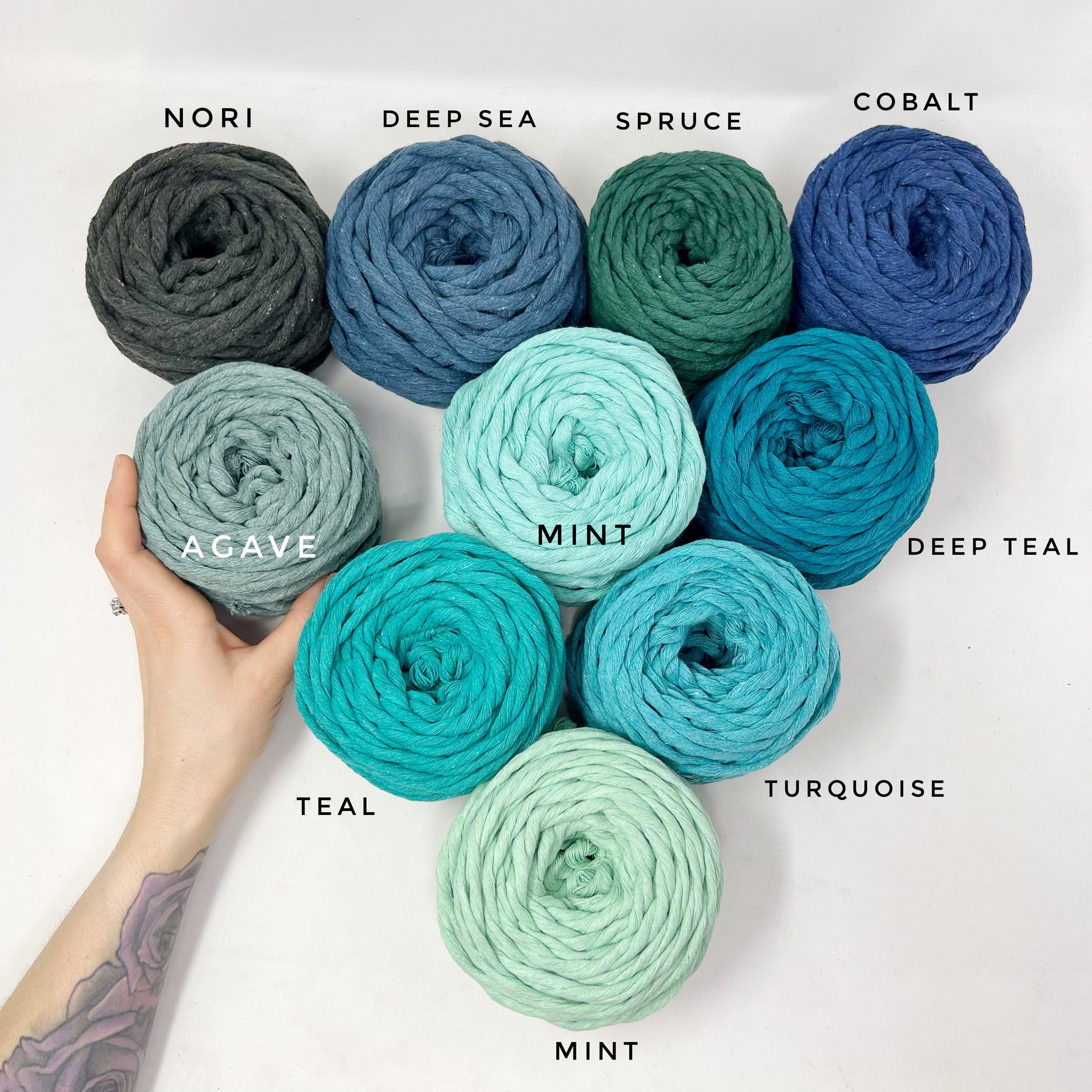 5mm Macrame String/4-pack or 6-pack / Chunky Rope/cotton | Etsy Canada