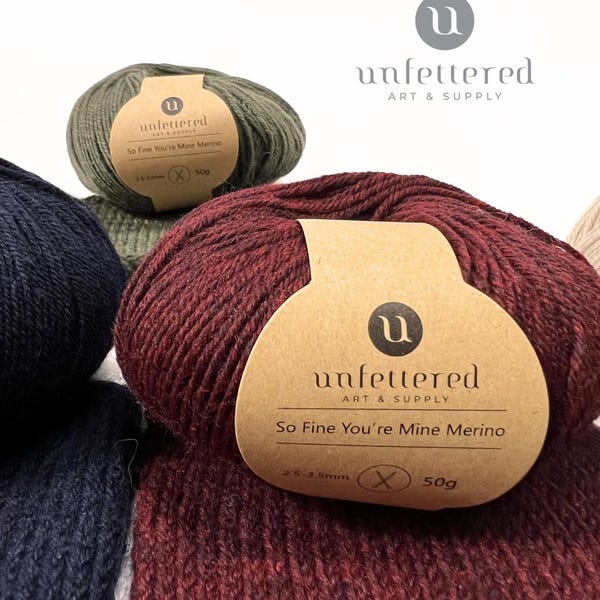 Super Fine Merino Wool / 100% Merino Yarn / Fingering Merino Wool / Sock Yarn / Fine Weaving Yarn / Super Soft Merino Wool