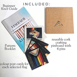 DIY Macrame Pride Flag Kit: Beginner Craftivism Project - Etsy