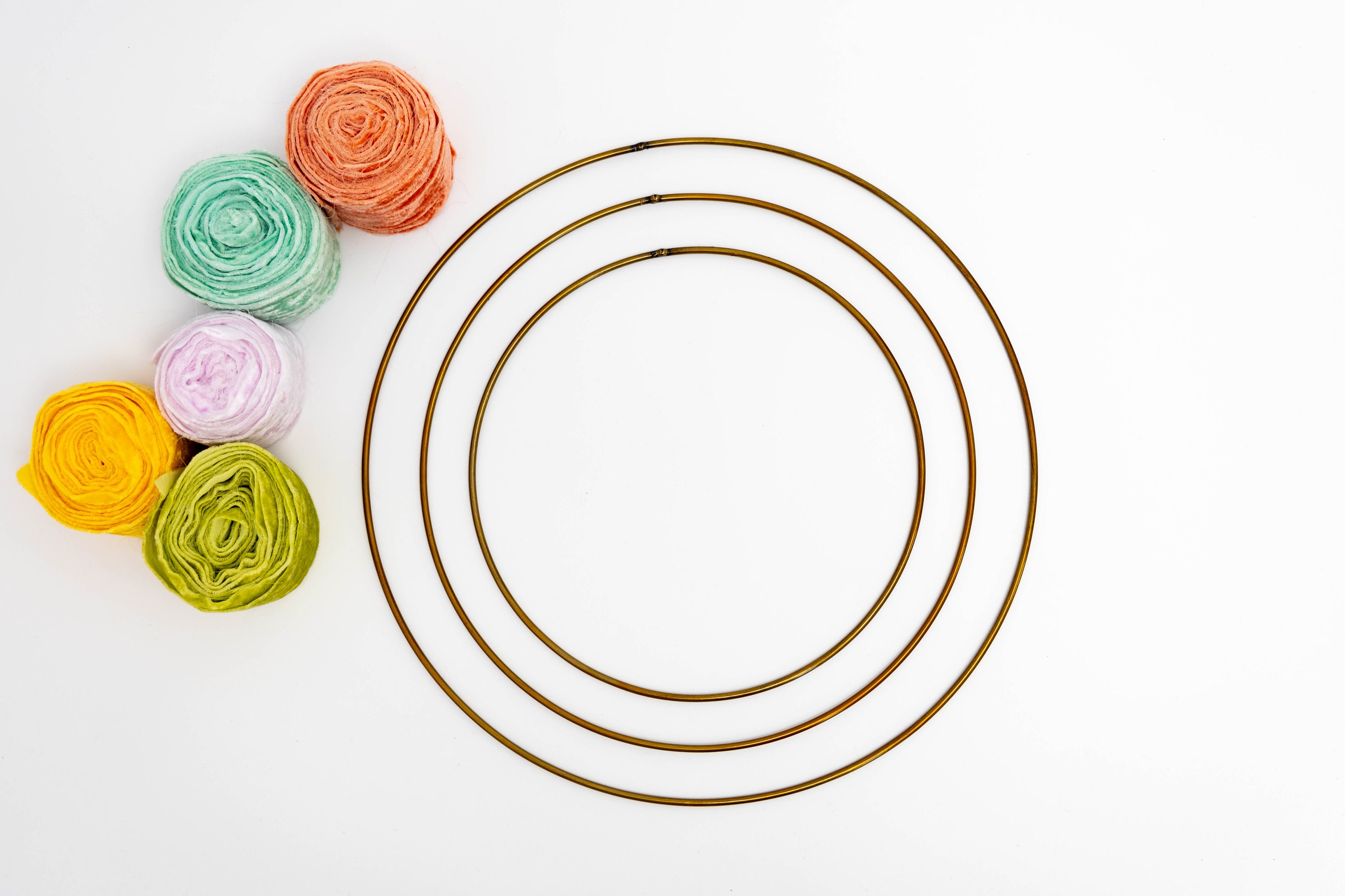 macrame rings hoops embroidery loom wood embroidery hoop 12 inch Circle  Round