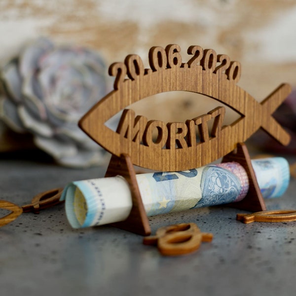 Wooden baptism gift