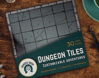 Piastrelle Dungeon - Piastrelle mappa personalizzabili per D&D, Pathfinder, Call of Cthulu e molti altri TTPRGS!