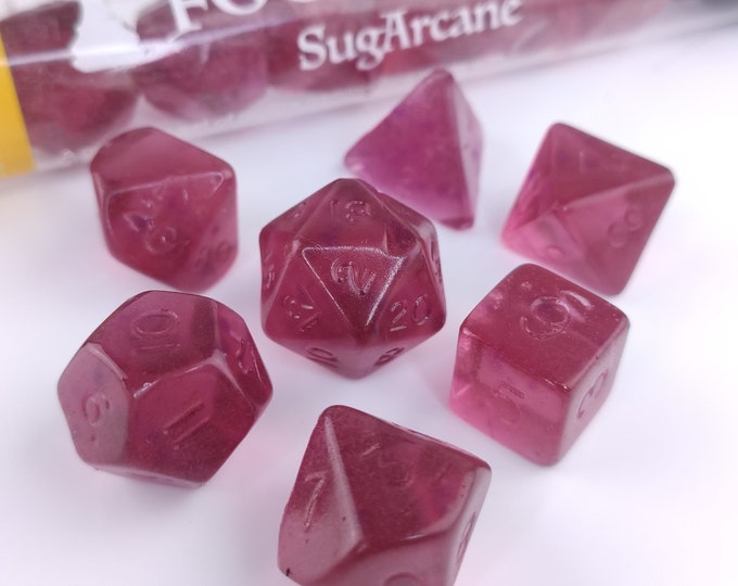 Sugarcane Edible Gummy Dnd Dice Sets for Dungeons and Etsy