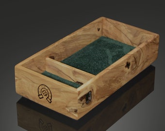 LIMITED EDITION - Holly half dice tray - great gift for a Critical Role or Dungeon and Dragons fan