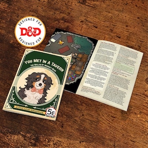 You Meet In A Tavern - A First Level D&D Adventure for new players - a Digital Download DnD one shot adventure