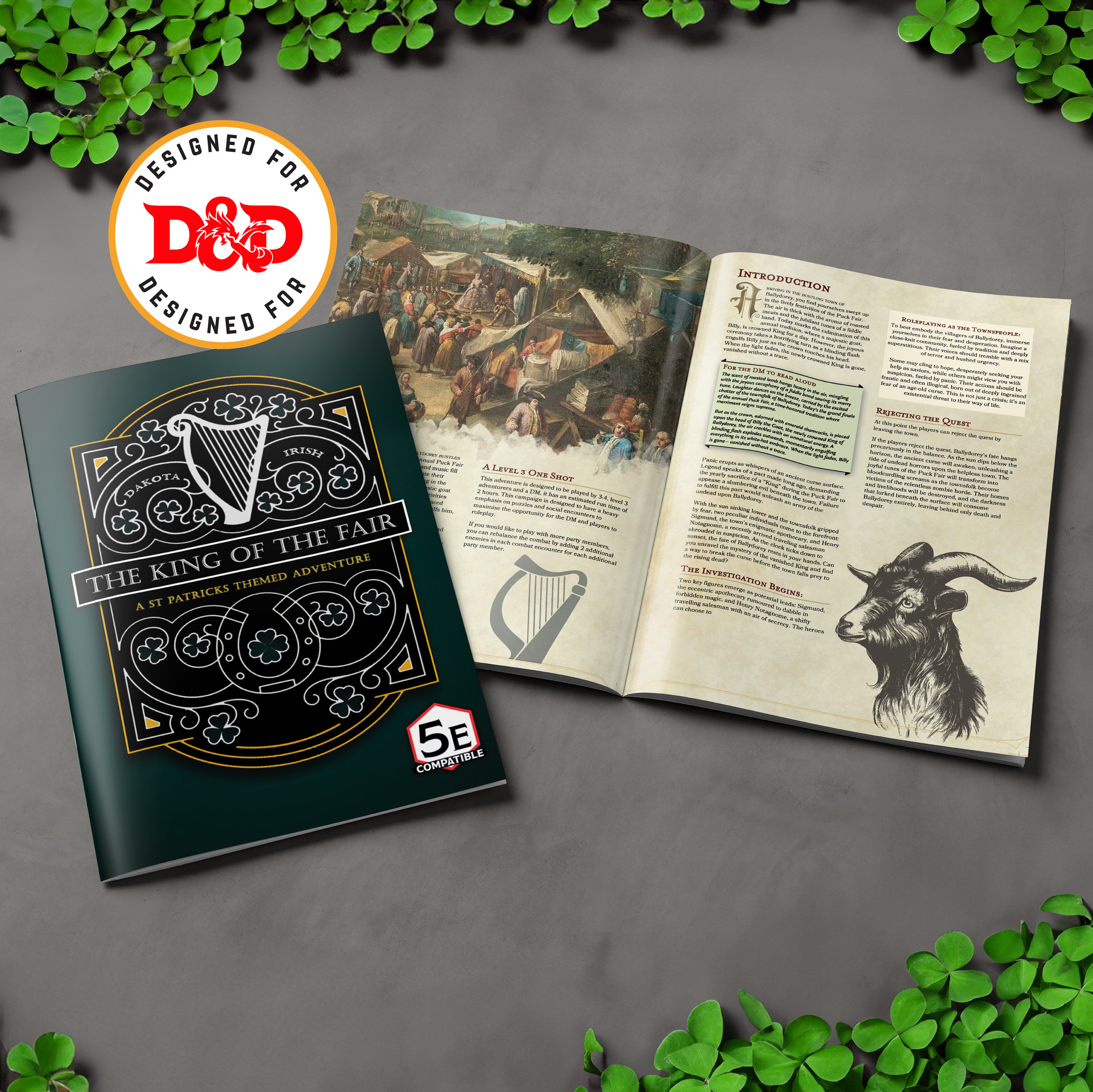 キング・オブ・ザ・フェア D&D アドベンチャー – アイルランド民話ワン 