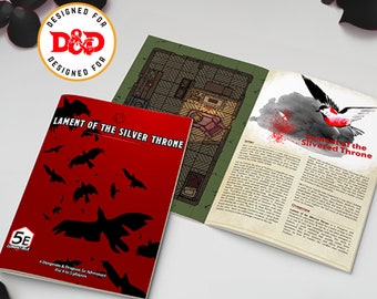 Die Beklage des Silbernen Throns - Ein D&D Abenteuer - ein Digitaler Download Einzelstück