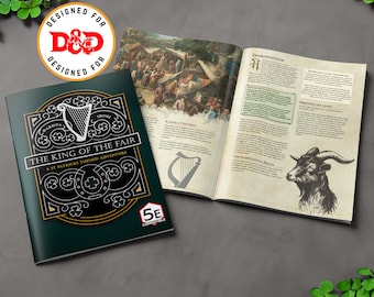 Rei da Feira - uma aventura com temática irlandesa - um jogo de RPG de mesa para download digital de D&D.