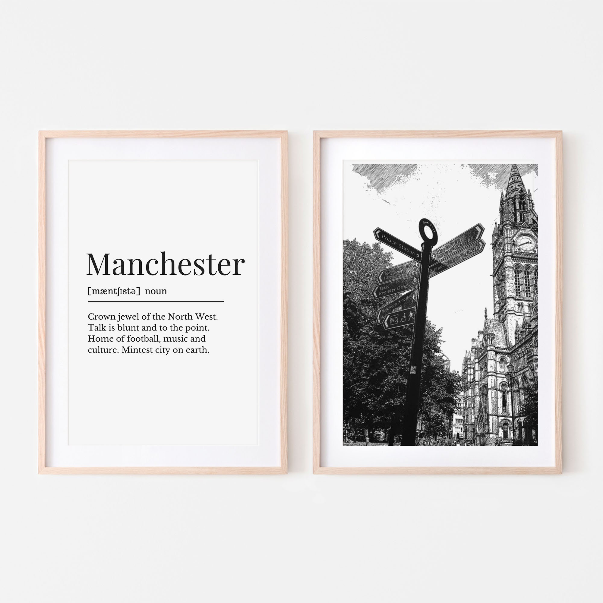 Manchester Definition Manchester Wall Prints, Manchester Definition Print With Manchester ...
