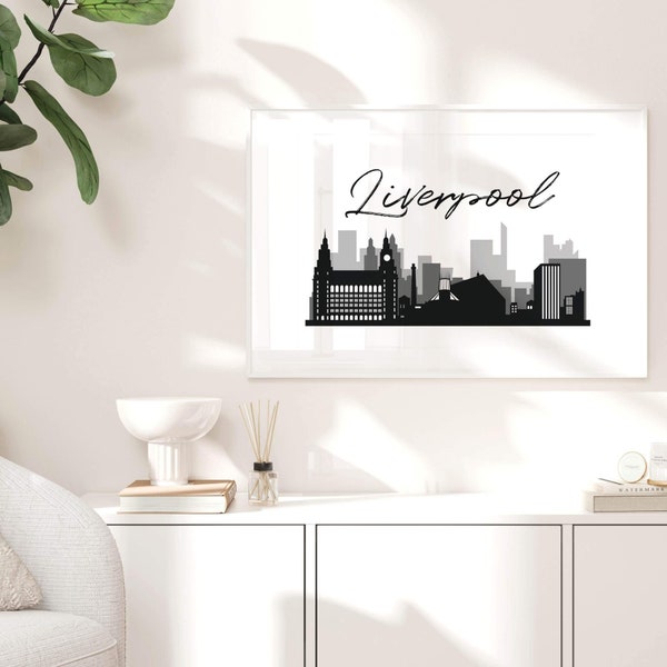 Liverpool Skyline Etsy UK