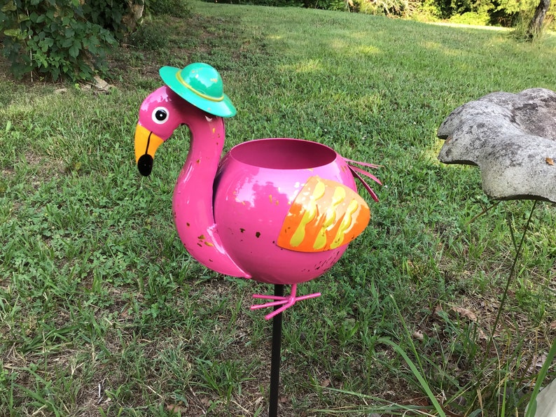 Flamingo Flower Pot