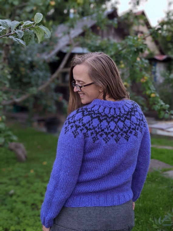 Lupine Islandpullover Strickmuster Strickanleitung PDF
