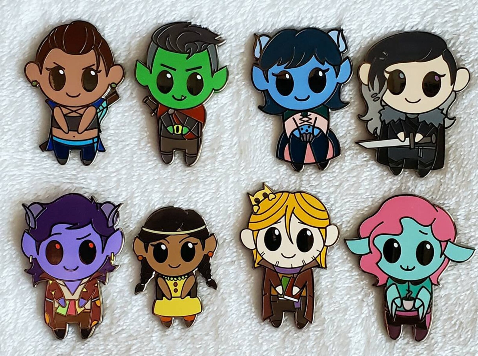 Critical Role Enamel Pins Chibi hard enamel pin Dnd Pin | Etsy