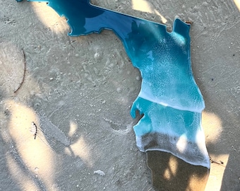 Résine Floride, art mural en résine, art en résine