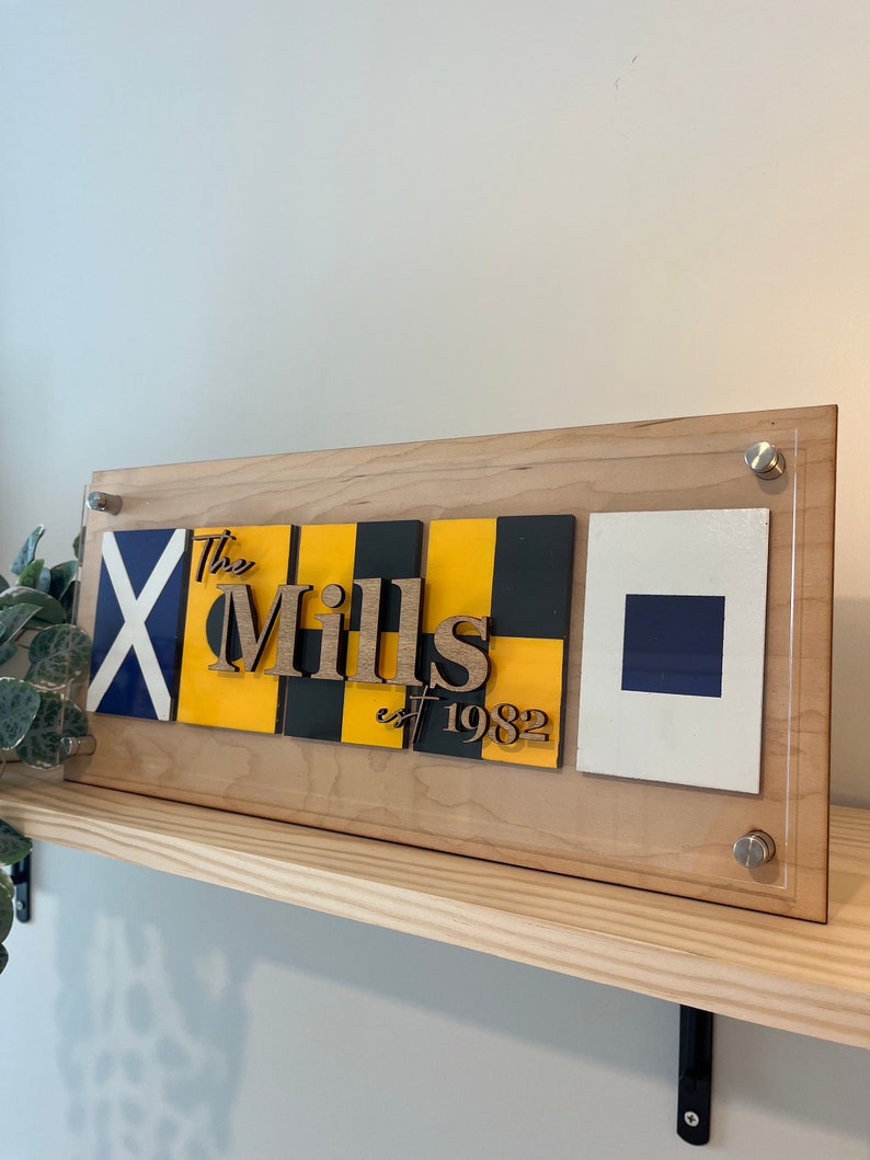 Custom Nautical Wall Decor, Nautical Alphabet, Sailing Decor - Etsy