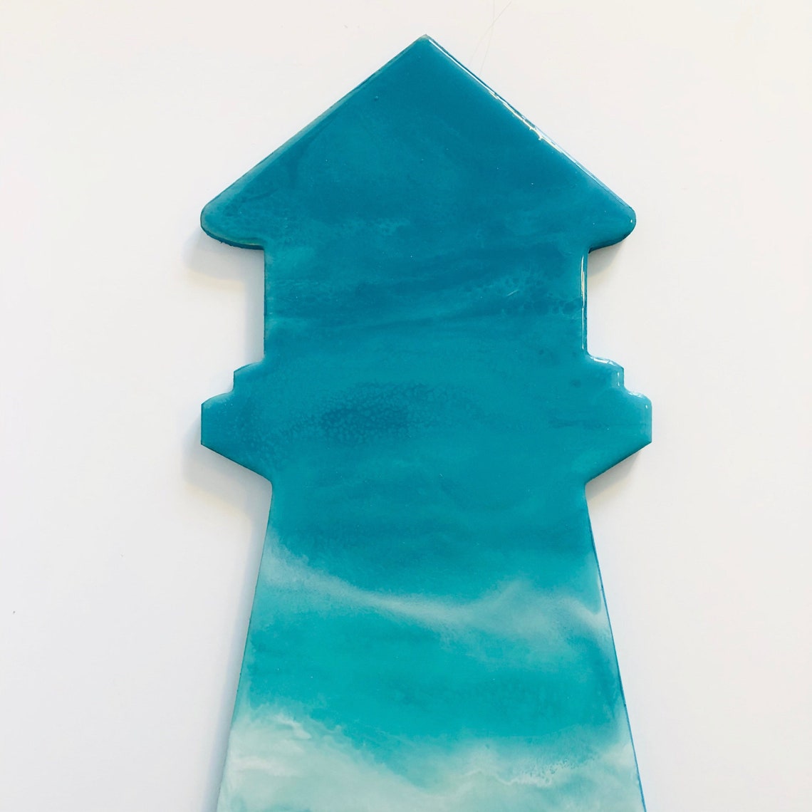 Lighthouse Resin Art Wall Art Decor Beach Beach Decor Etsy