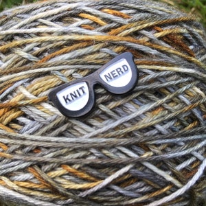 Knit Nerd Enamel Pin