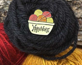 Yarnivore Enamel Pin
