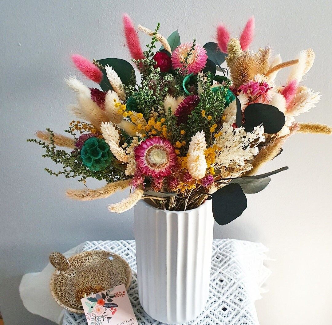 Bouquet de Fleurs Séchées Printemps