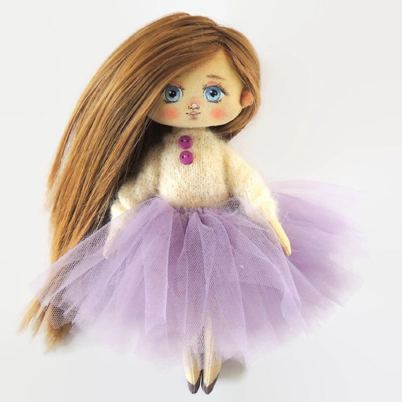PDF tutorial Tulle skirt for doll Clothes for dolls Doll Etsy