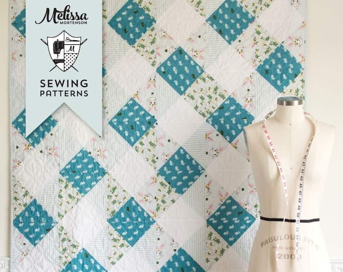 Gingham Daydream Quilt Pattern by Melissa Mortenson Etsy