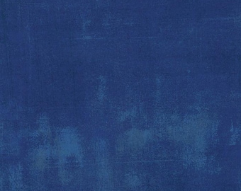 Grunge Basics Cobalt by BasicGrey for Moda