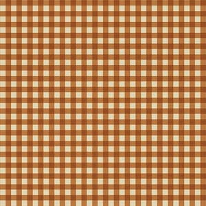 May include: A seamless pattern featuring a classic gingham design. The pattern is composed of evenly spaced squares in a warm color palette of brown and beige. This versatile design is suitable for various applications.