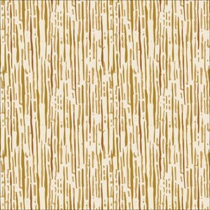 May include: Abstract pattern with vertical lines in shades of brown and beige on a white background.