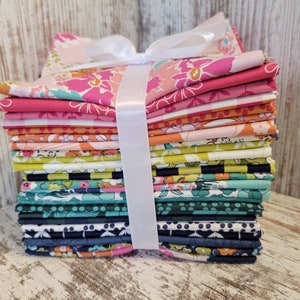 Flower Farm - Fabric Bundle - Fat Quarters or Half Yards - By Keera Job Design Studio for Riley Blake Designs
