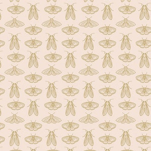 Spring Equinox Collection - Emerging Wings Frost Print - by Katie O&#39;Shea for Art Gallery Fabrics