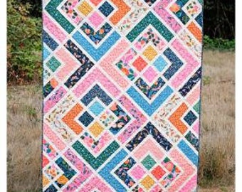 The Penny Quilt Pattern by Erica Jackman of Kitchen Table Quilting