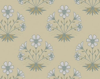 Spring Equinox Collection - Floral Reflection Print - by Katie O'Shea for Art Gallery Fabrics