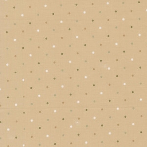 Amor verdadero - Magic Dot Oatmeal - de Lella Boutique para Moda Fabrics