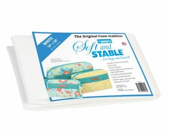 Soft and Stable White Polyester Foam Stabilizer 18in x 58in